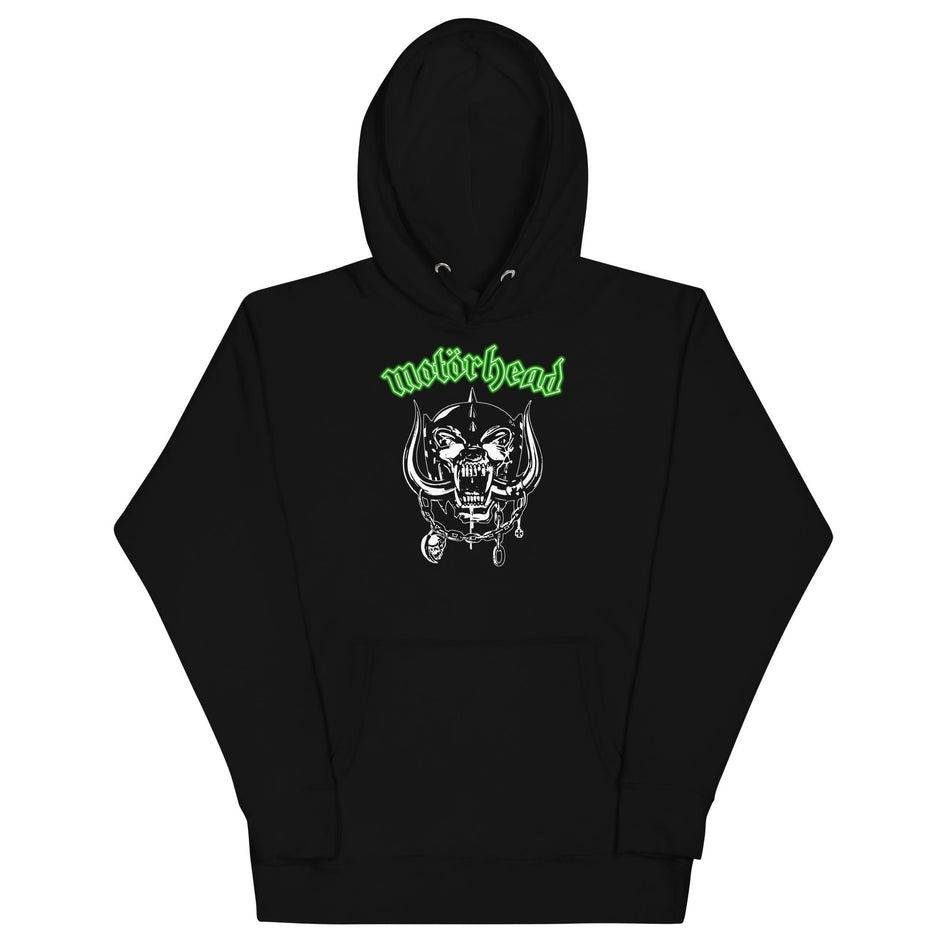MerchMoment Motorhead - Green Logo Hoodie Black
