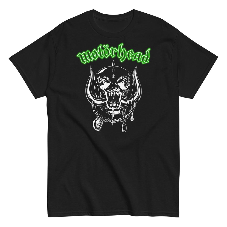 MerchMoment Motorhead - Green Logo T-Shirt Black