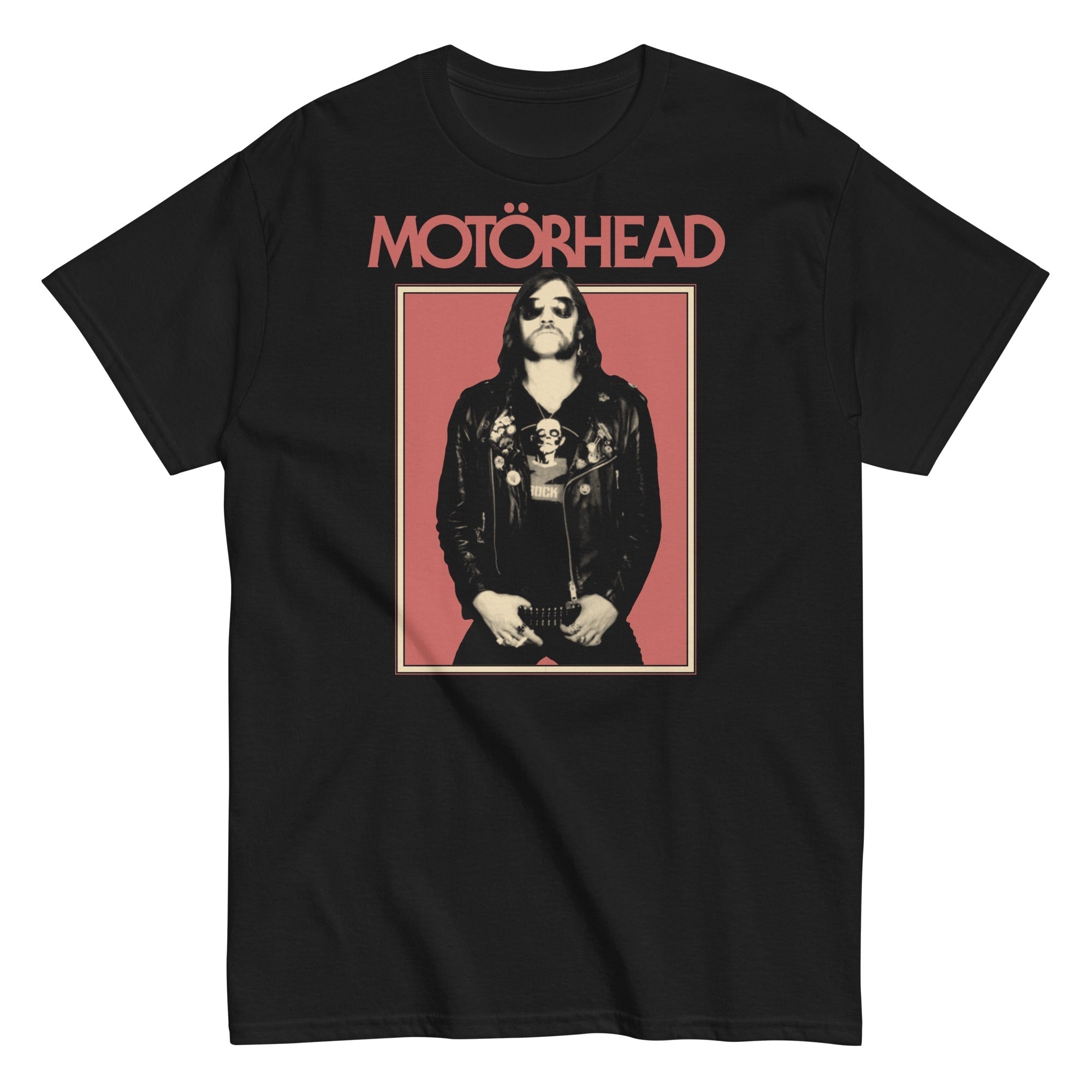 MerchMoment Motorhead - Leather Stare T-Shirt Black