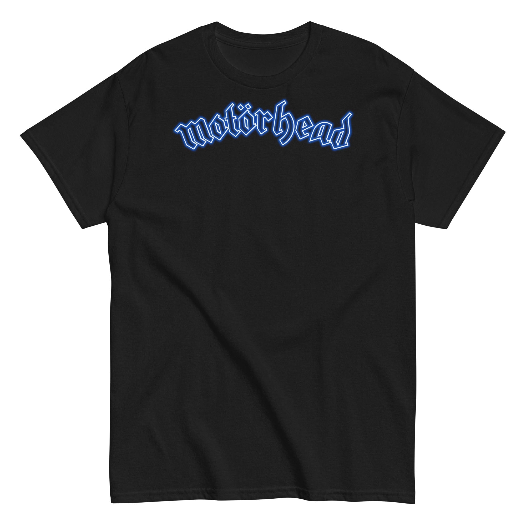 MerchMoment Motorhead - Neon Blue Moon T-Shirt Black
