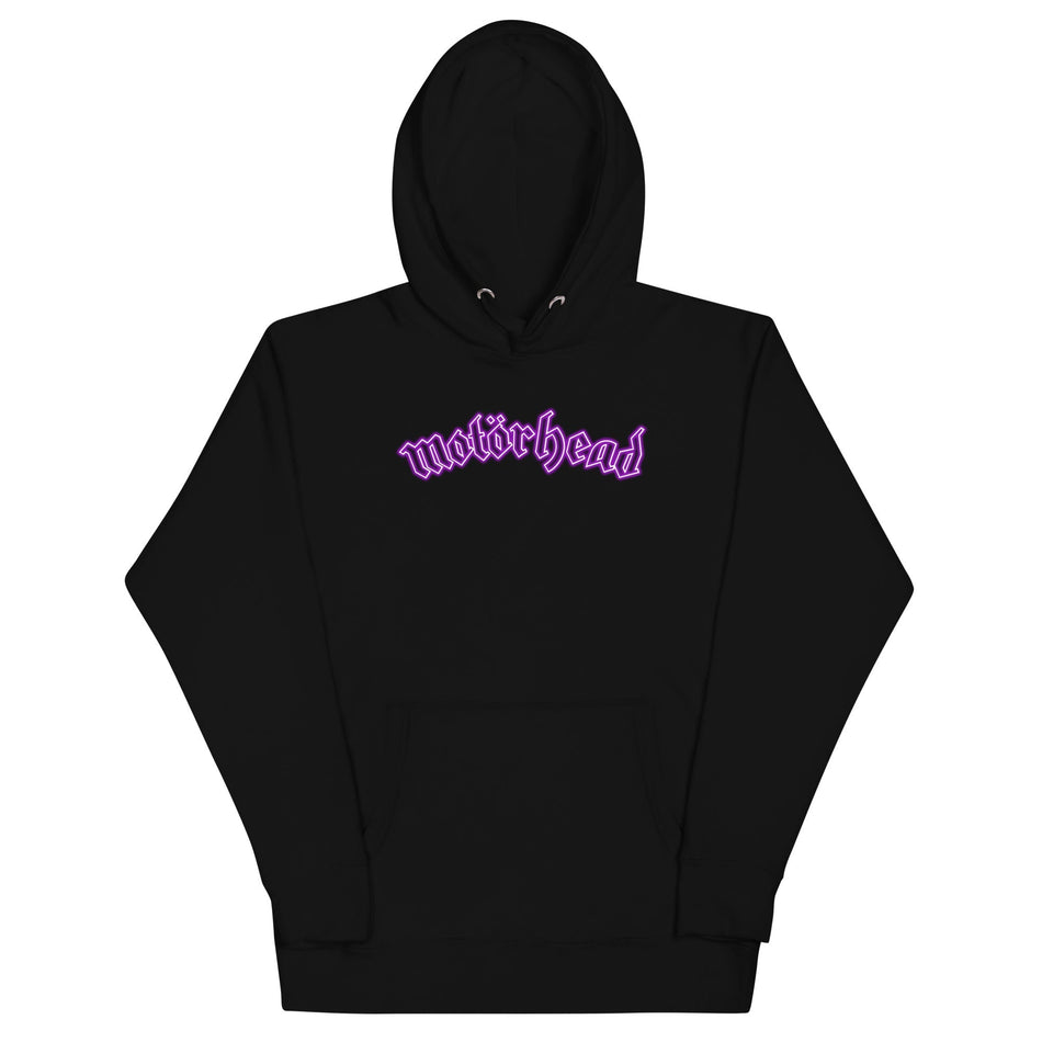 MerchMoment Motorhead - Neon Pink Moon Hoodie Black
