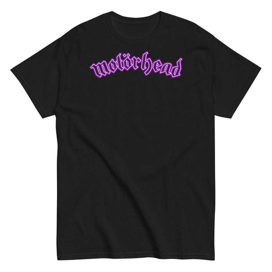 MerchMoment Motorhead - Neon Pink Moon T-Shirt Black