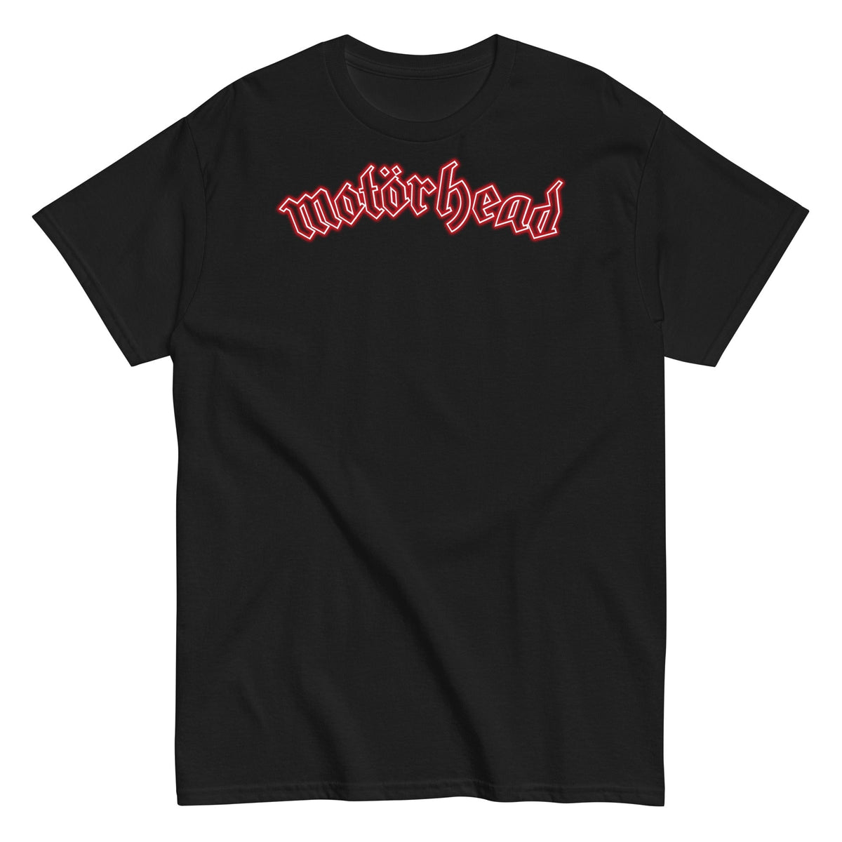 MerchMoment Motorhead - Neon Red Ace T-Shirt Black