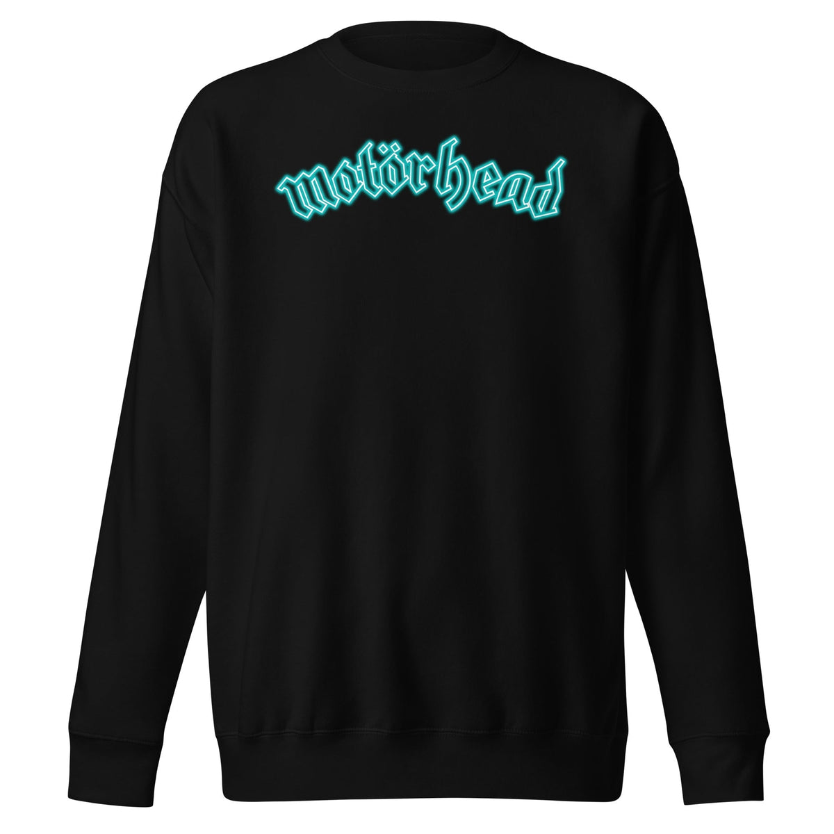 MerchMoment Motorhead - Neon Teal Moon Sweatshirt Black