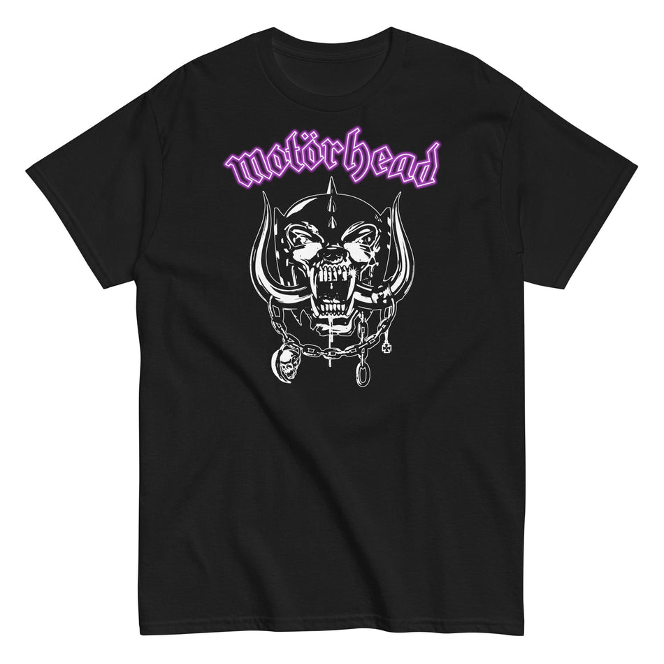MerchMoment Motorhead - Pink Logo T-Shirt Black