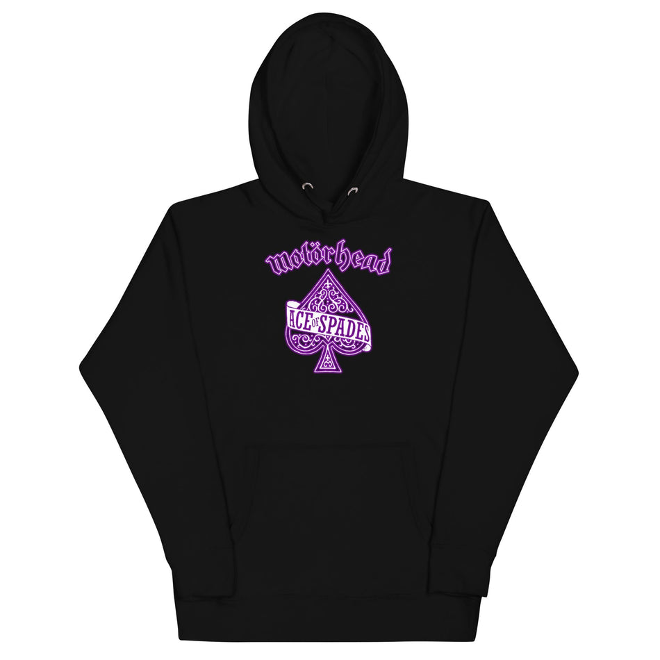 MerchMoment Motorhead - Purple Ace Hoodie Black
