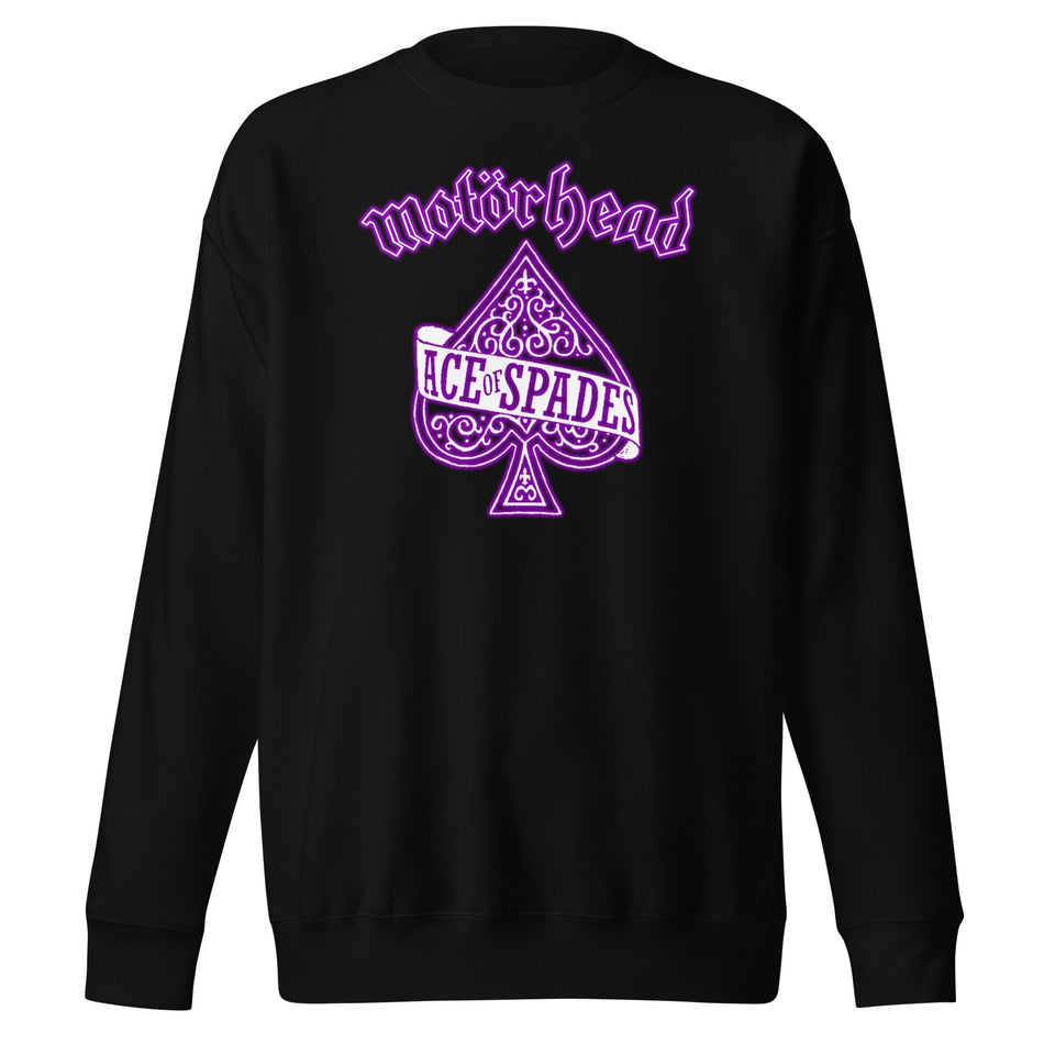 MerchMoment Motorhead - Purple Ace Sweatshirt Black