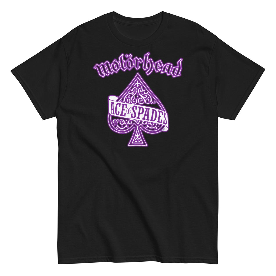MerchMoment Motorhead - Purple Ace T-Shirt Black