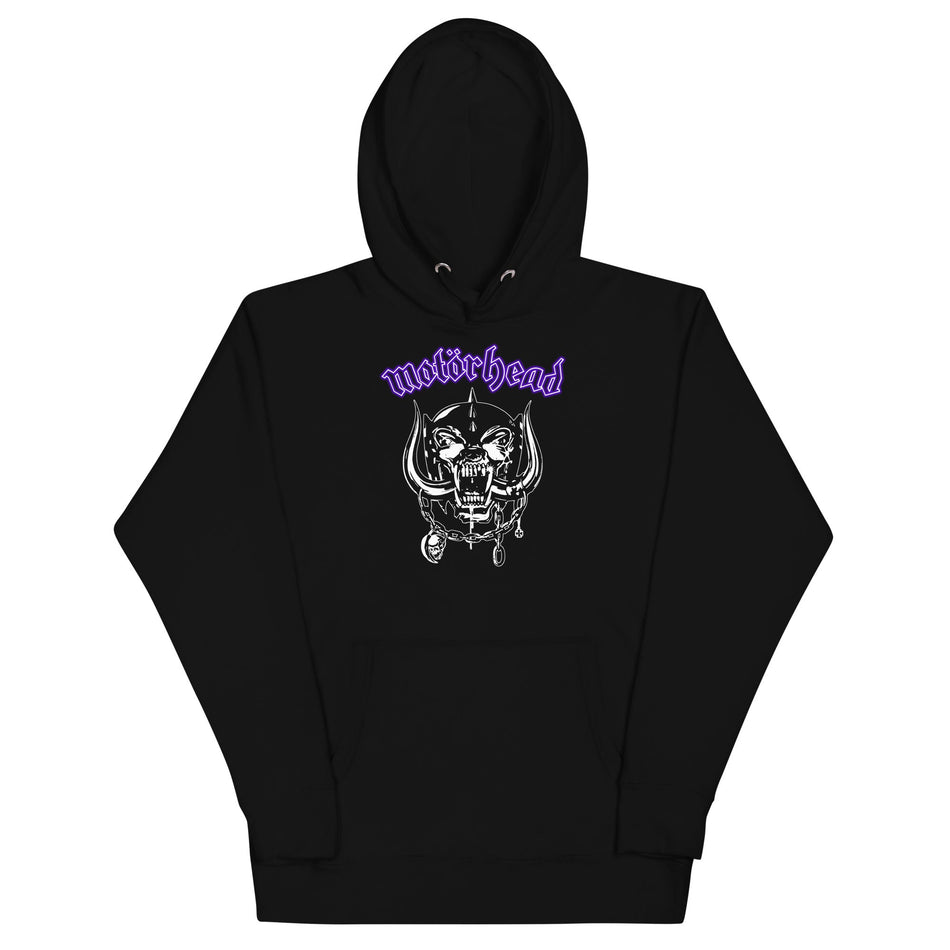 MerchMoment Motorhead - Purple Logo Hoodie Black