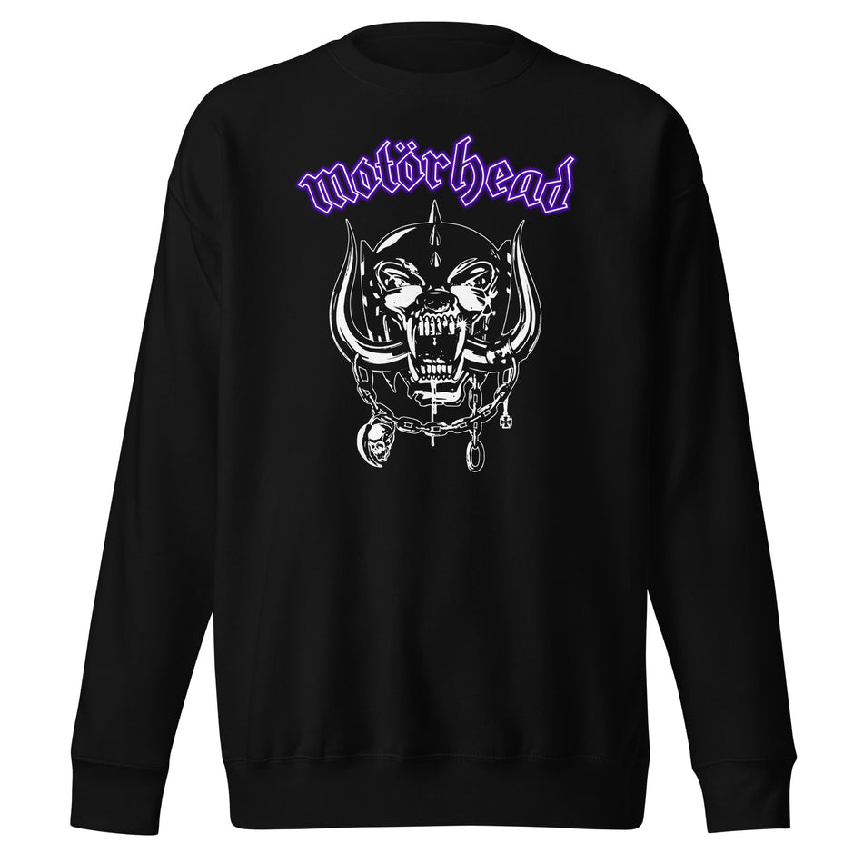 MerchMoment Motorhead - Purple Logo Sweatshirt Black