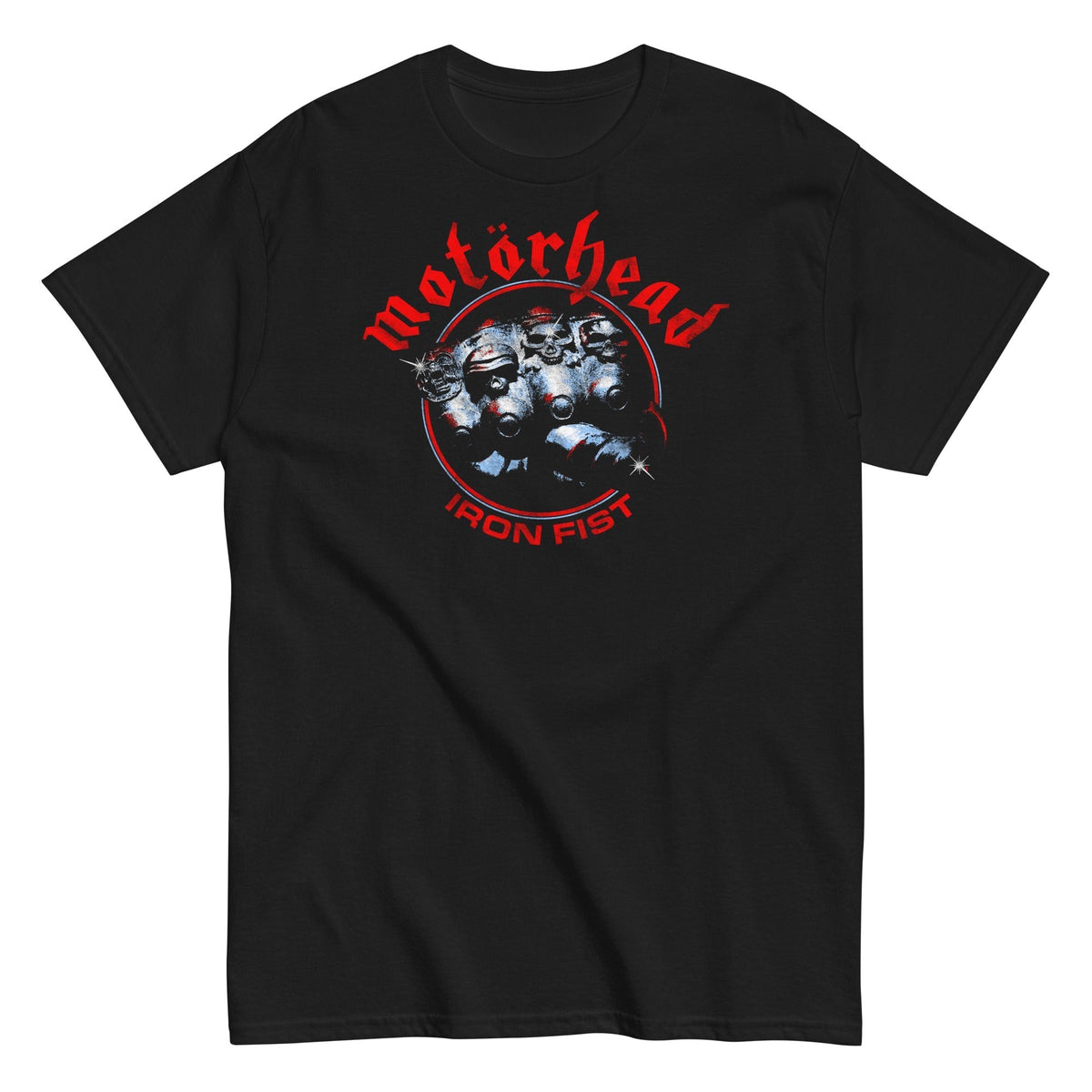 MerchMoment Motorhead - Red Fist T-Shirt Black