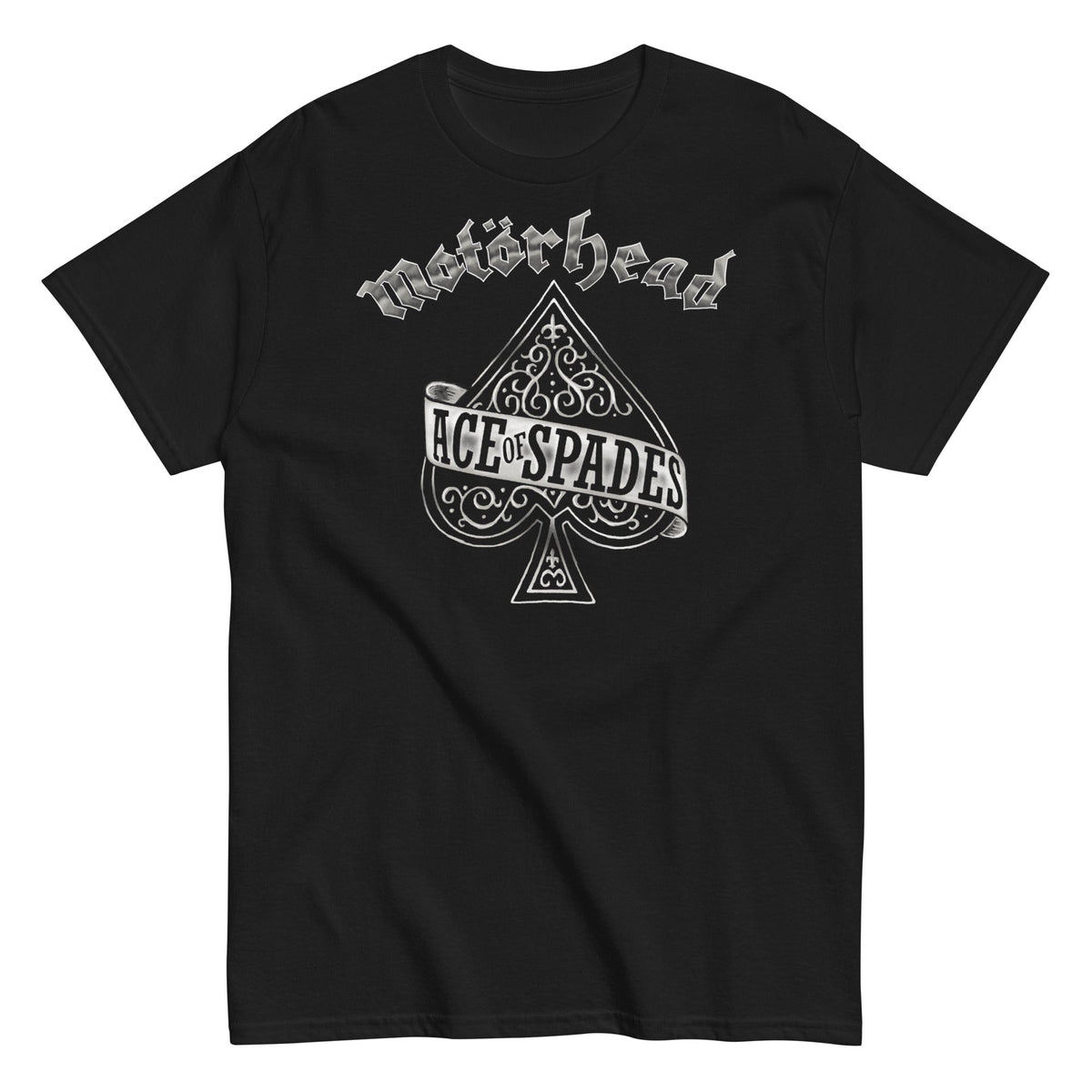 MerchMoment Motorhead - Silver Ace T-Shirt Black