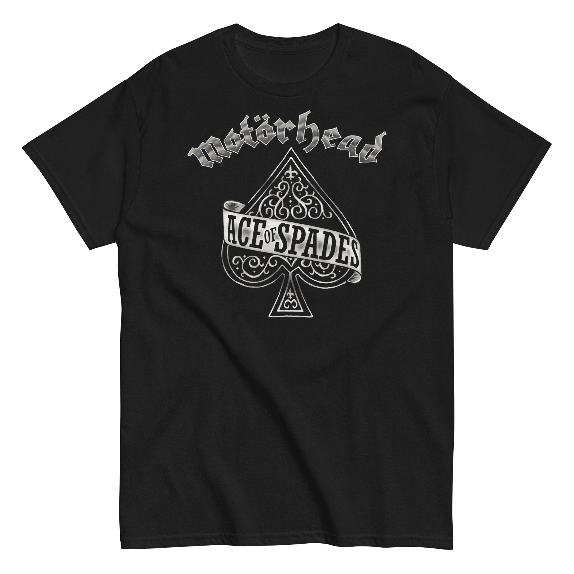 MerchMoment Motorhead - Silver Ace T-Shirt Black