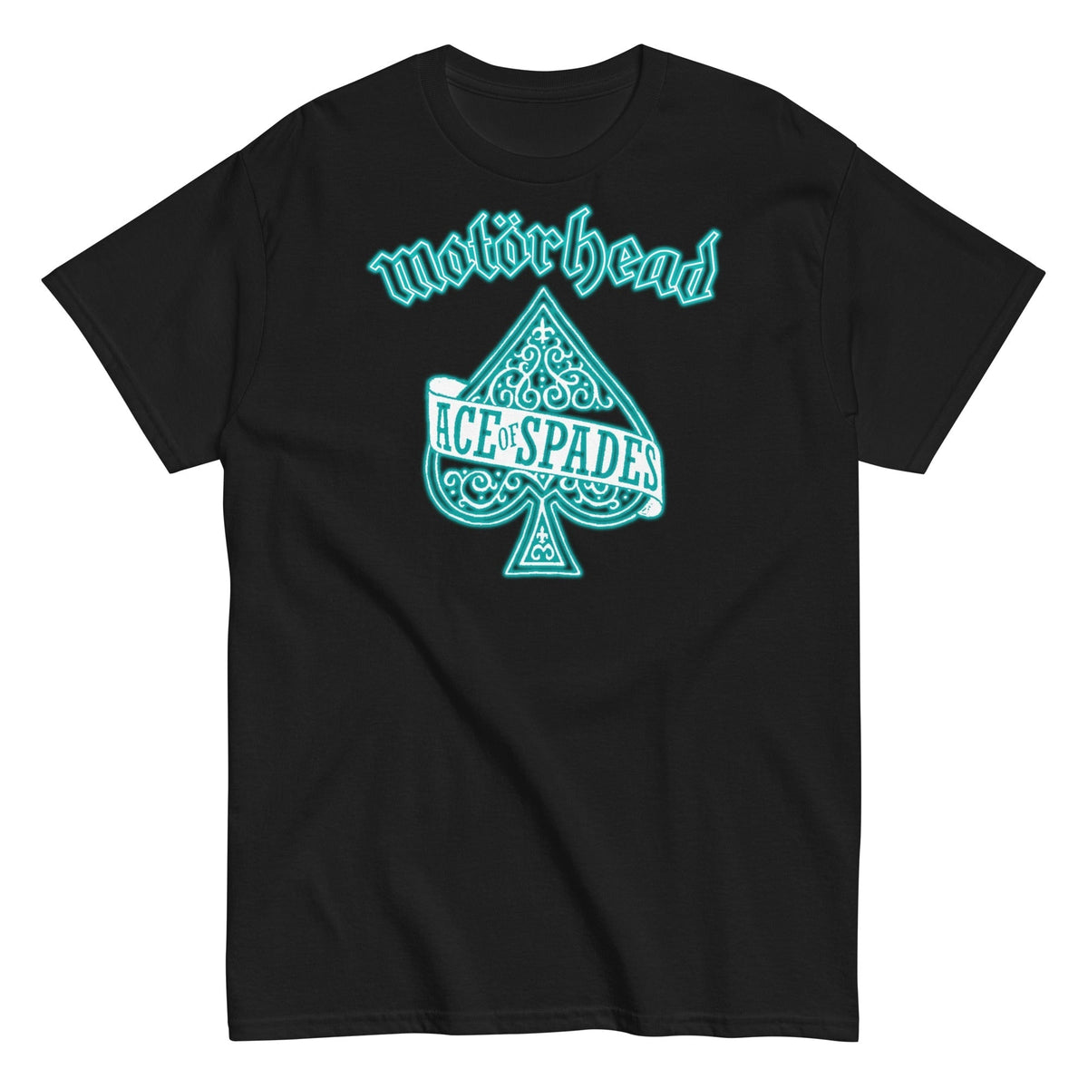 MerchMoment Motorhead - Teal Ace T-Shirt Black
