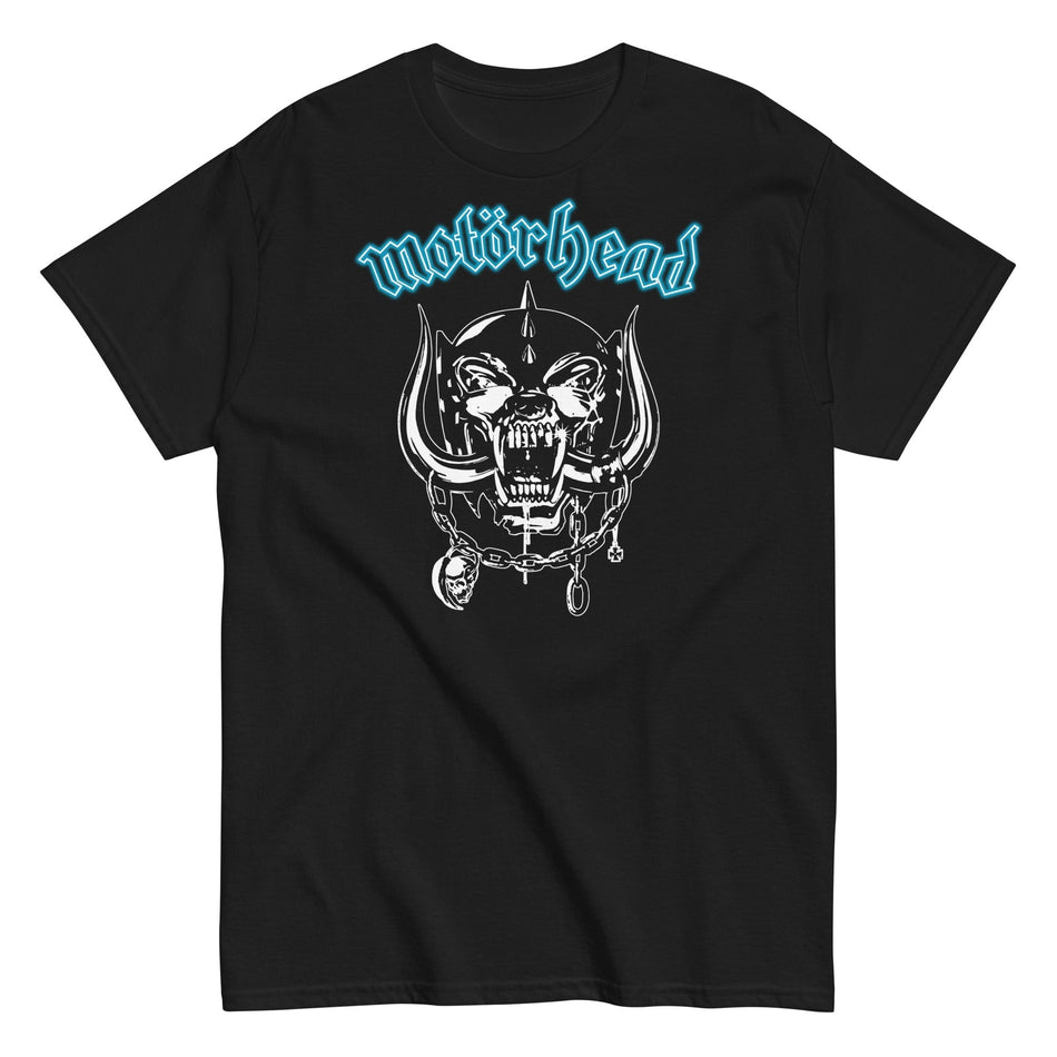 MerchMoment Motorhead - Teal Logo T-Shirt Black