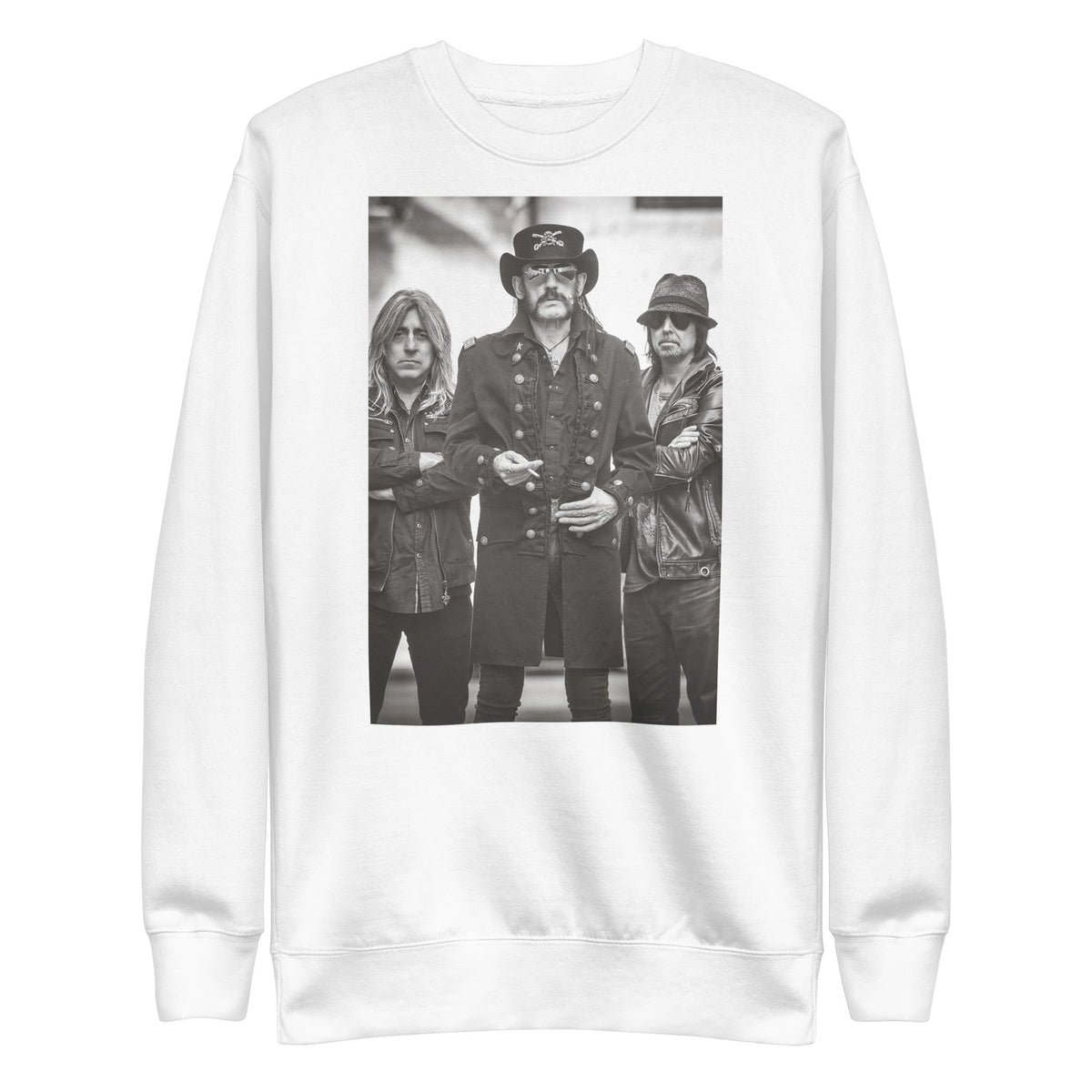 MerchMoment Motorhead - With the Band Sweatshirt White