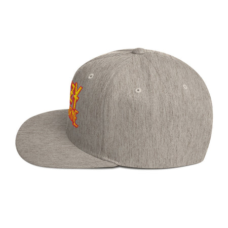 MerchMoment Ozzy Osborne Grey Embroidered Snapback Hat