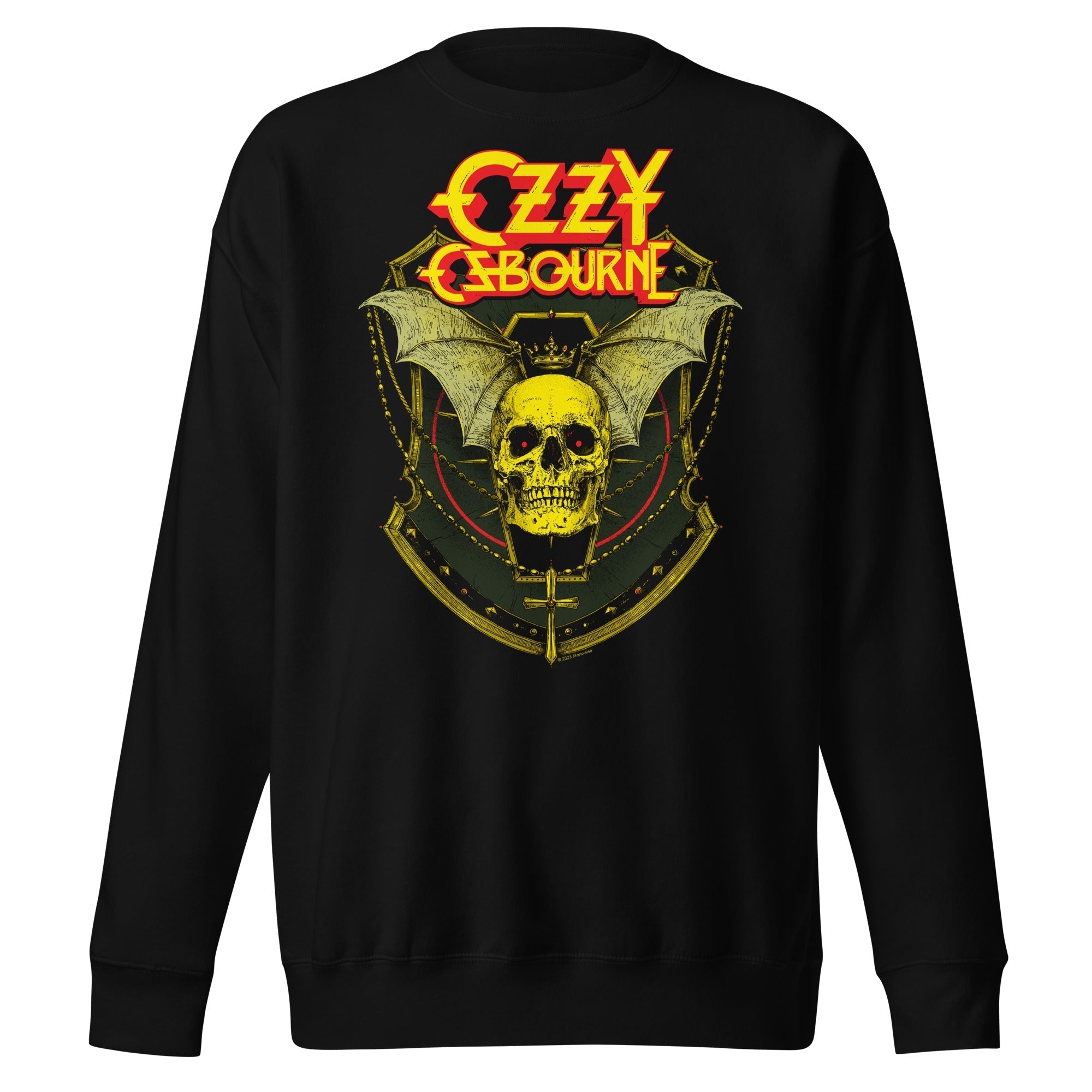 MerchMoment Ozzy Osbourne - Bat Skull Sweatshirt Black