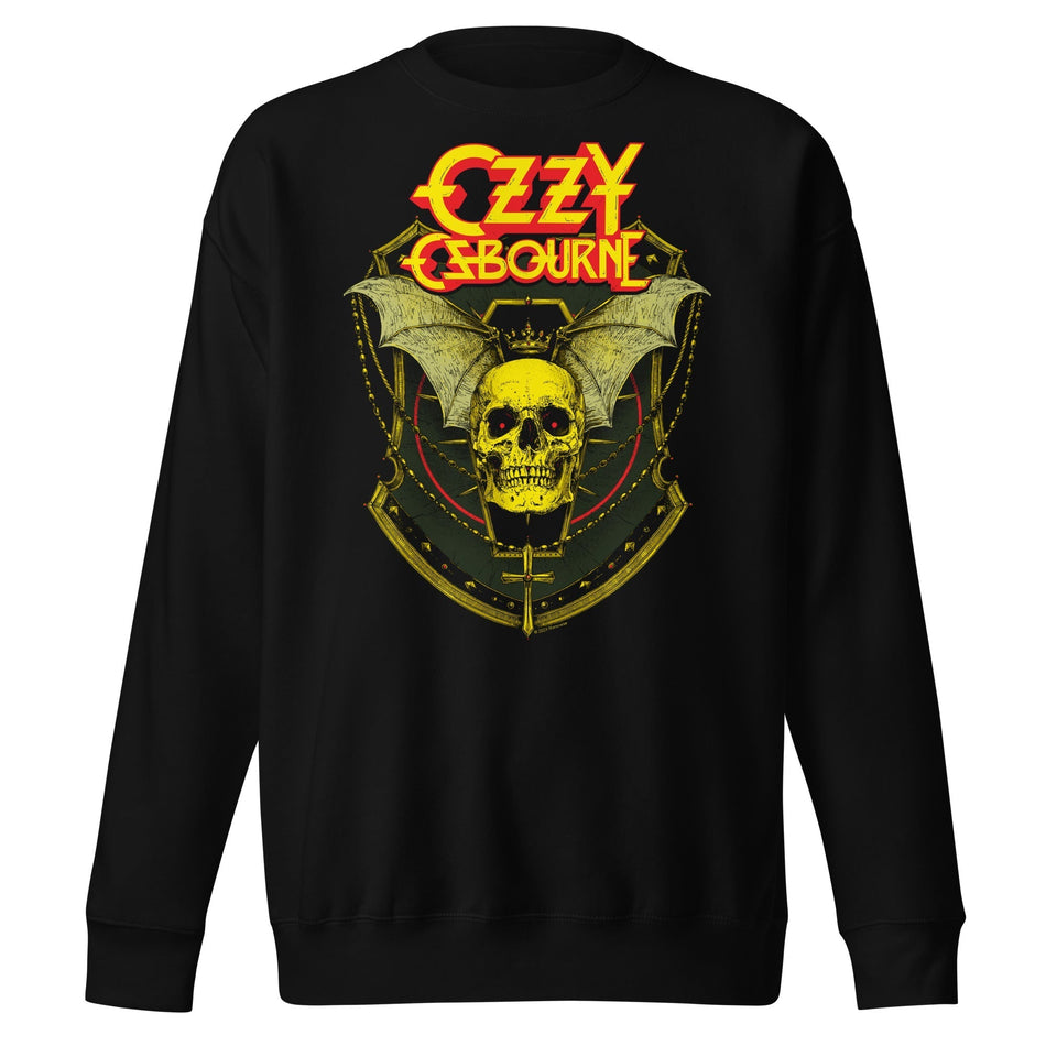 MerchMoment Ozzy Osbourne - Bat Skull Sweatshirt Black