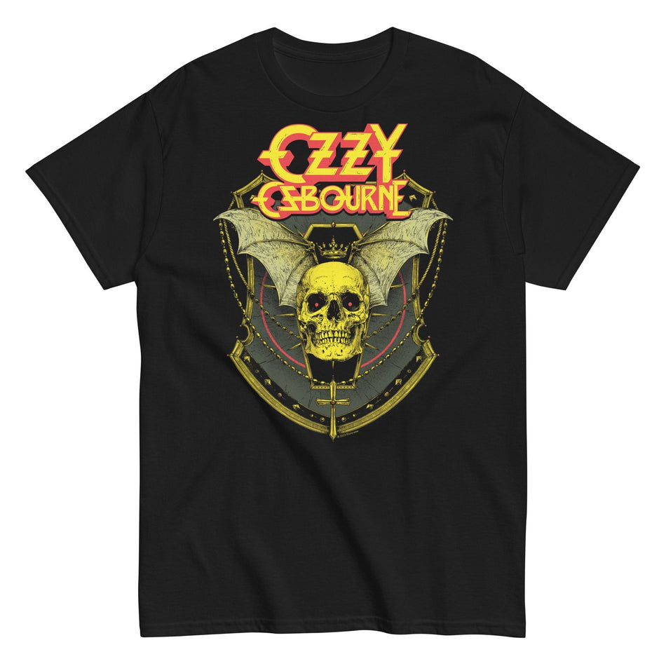 MerchMoment Ozzy Osbourne - Bat Skull T-Shirt Black