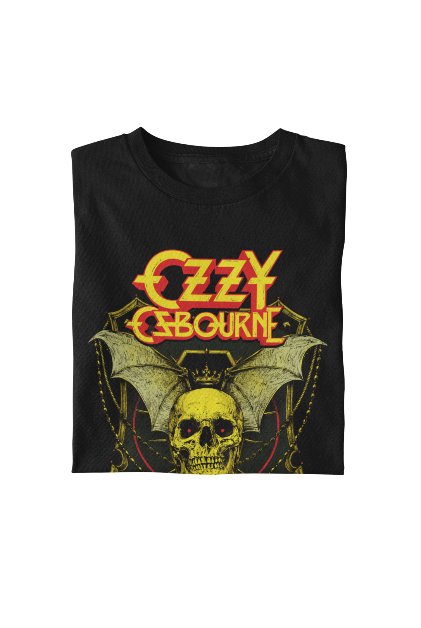 MerchMoment Ozzy Osbourne - Bat Skull T-Shirt Black