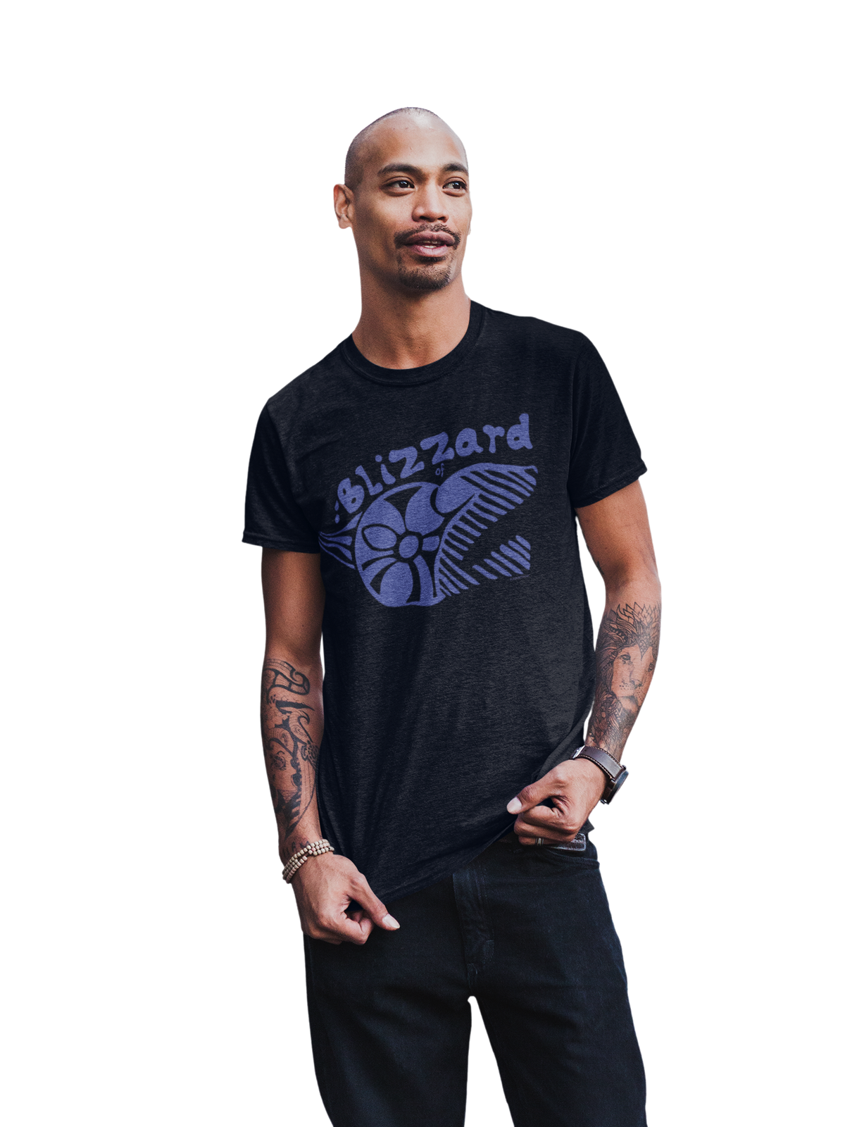MerchMoment Ozzy Osbourne - Blizzard of Art T-Shirt Black