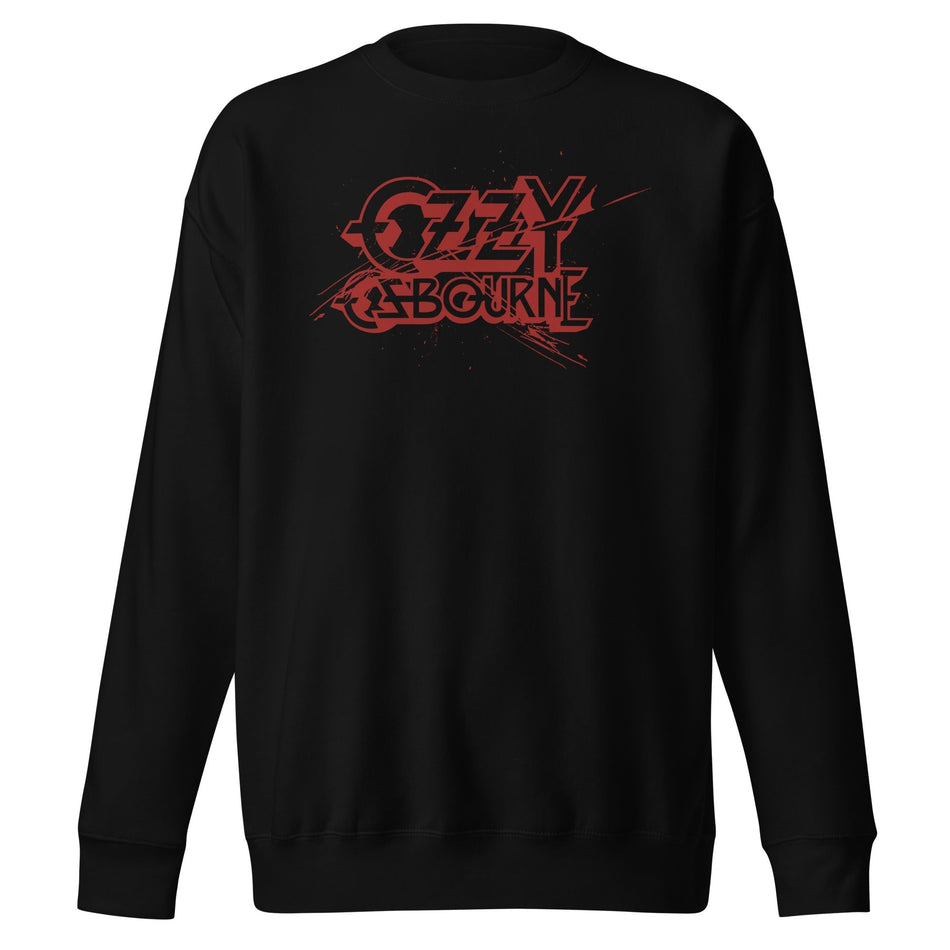MerchMoment Ozzy Osbourne - Blood Logo Sweatshirt Black
