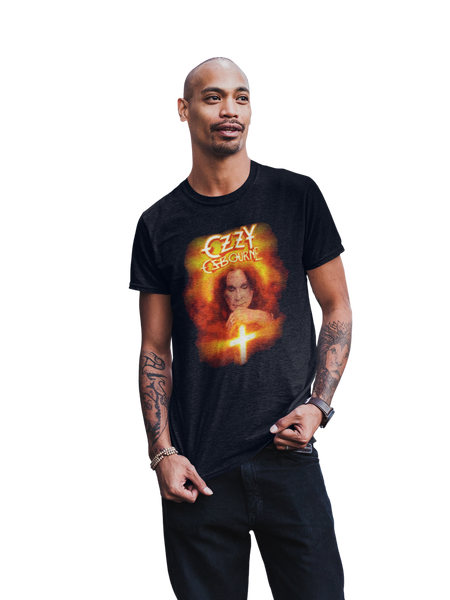 MerchMoment Ozzy Osbourne - Bow Down T-Shirt Black