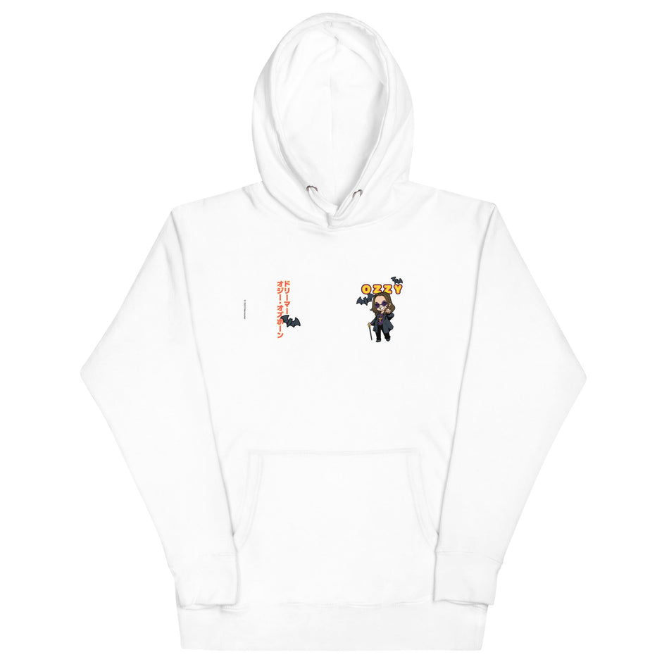 MerchMoment Ozzy Osbourne - Cartoon Logo Hoodie White
