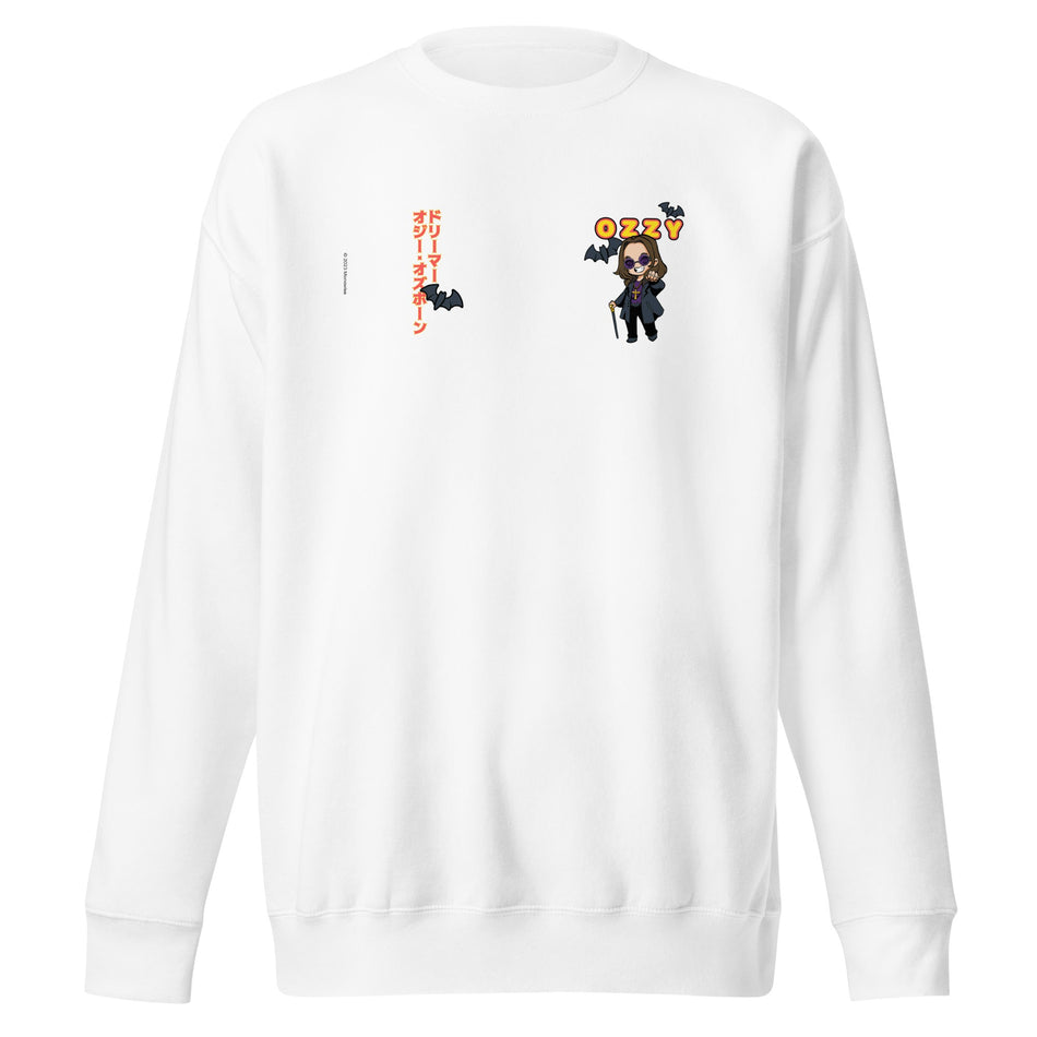 MerchMoment Ozzy Osbourne - Cartoon Logo Sweatshirt White