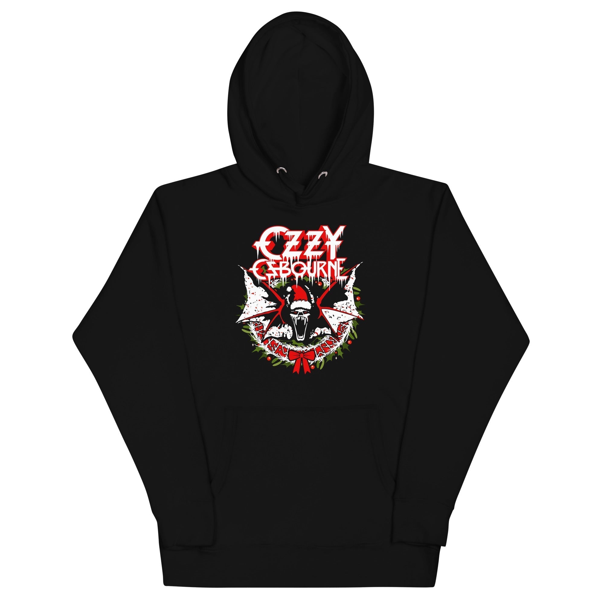 MerchMoment Ozzy Osbourne - Christmas Hoodie Black