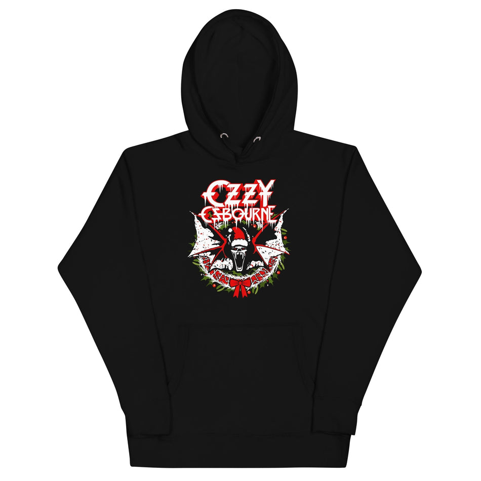 MerchMoment Ozzy Osbourne - Christmas Hoodie Black