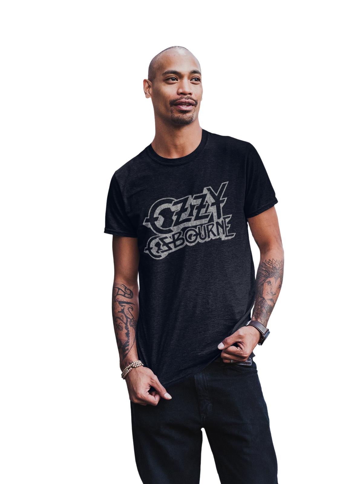 MerchMoment Ozzy Osbourne - Classic Logo T-Shirt Black