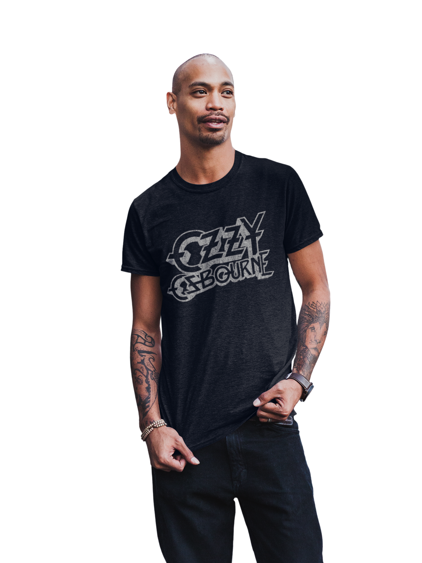 MerchMoment Ozzy Osbourne - Classic Logo T-Shirt Black