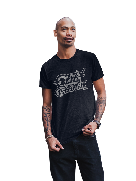 MerchMoment Ozzy Osbourne - Classic Logo T-Shirt Black