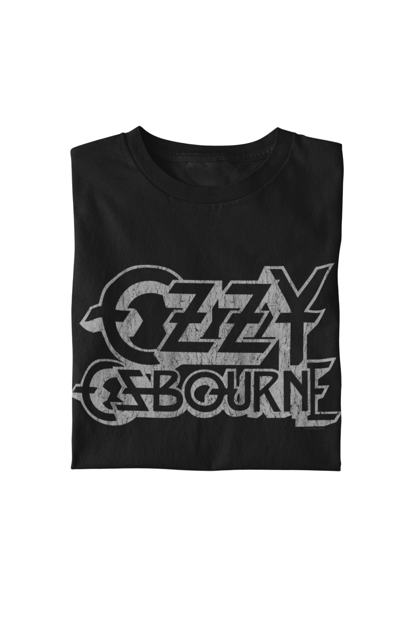 MerchMoment Ozzy Osbourne - Classic Logo T-Shirt Black