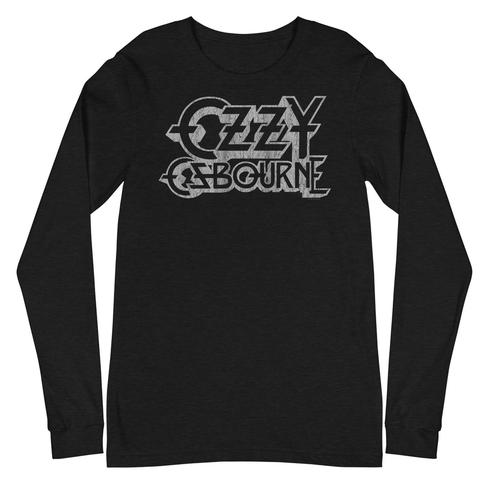 MerchMoment Ozzy Osbourne - Core Logo Long Sleeve T-Shirt Black