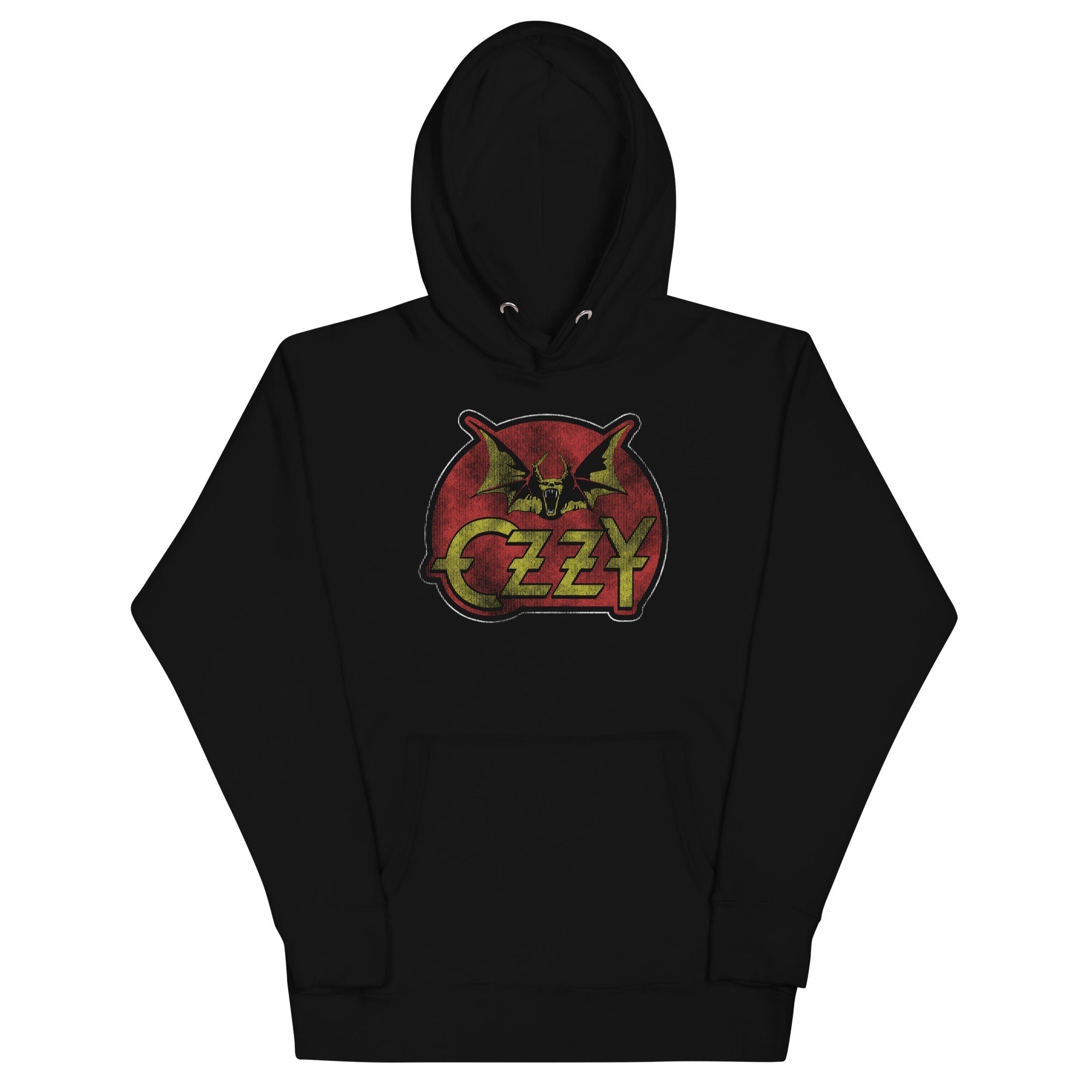MerchMoment Ozzy Osbourne - Flaming Bat Hoodie Black