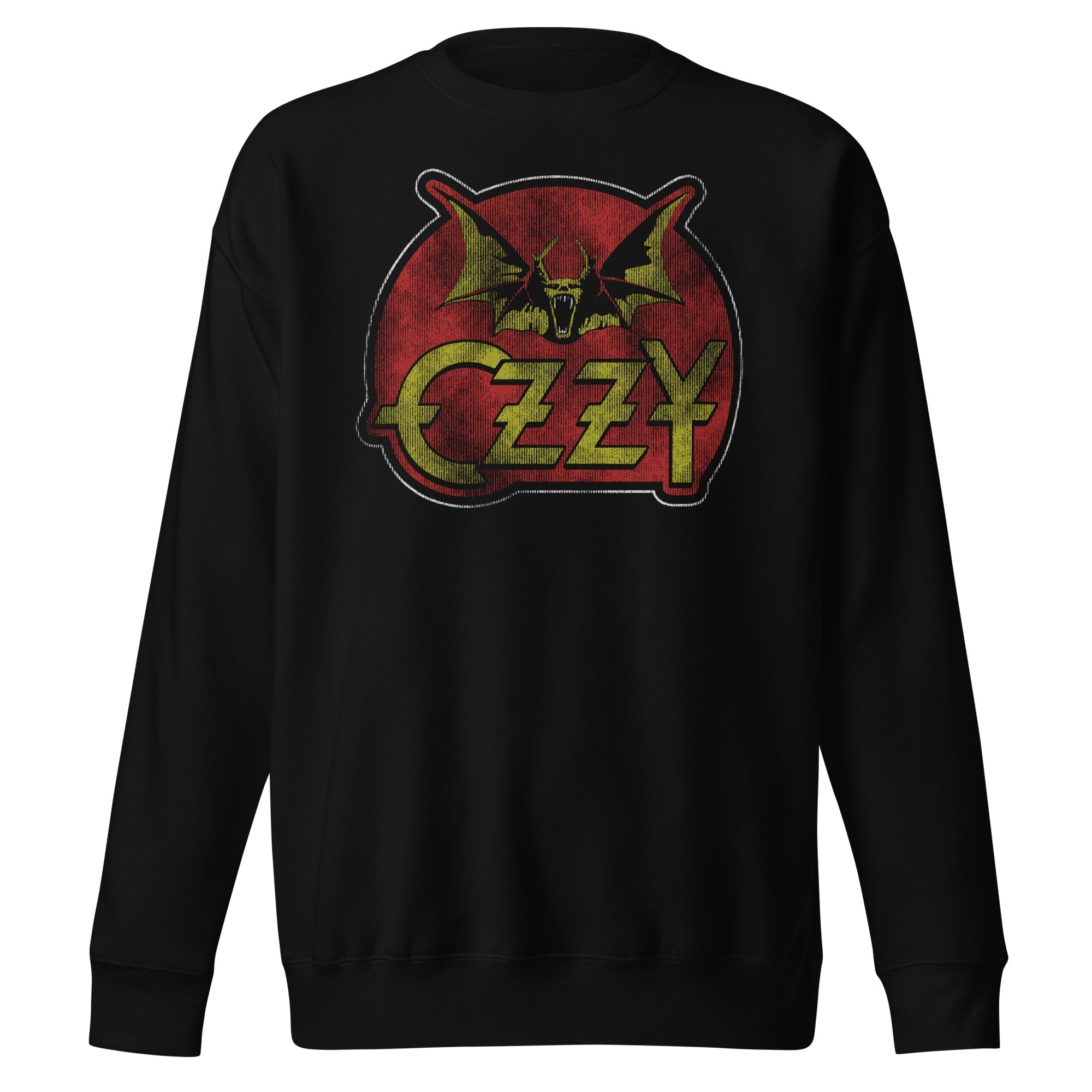 MerchMoment Ozzy Osbourne - Flaming Bat Sweatshirt Black