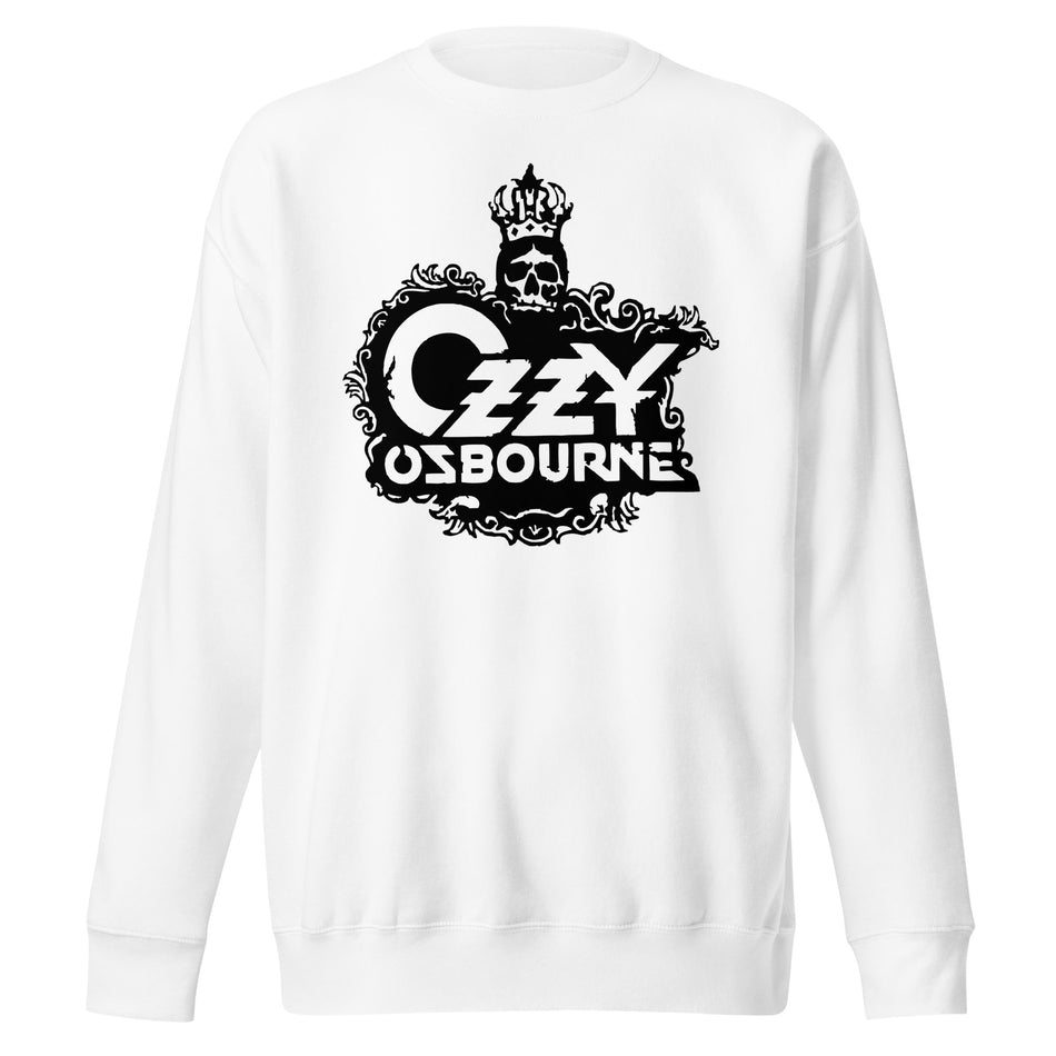 MerchMoment Ozzy Osbourne - Gilded Logo Sweatshirt White