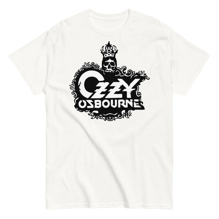 MerchMoment Ozzy Osbourne - Gilded Logo T-Shirt White