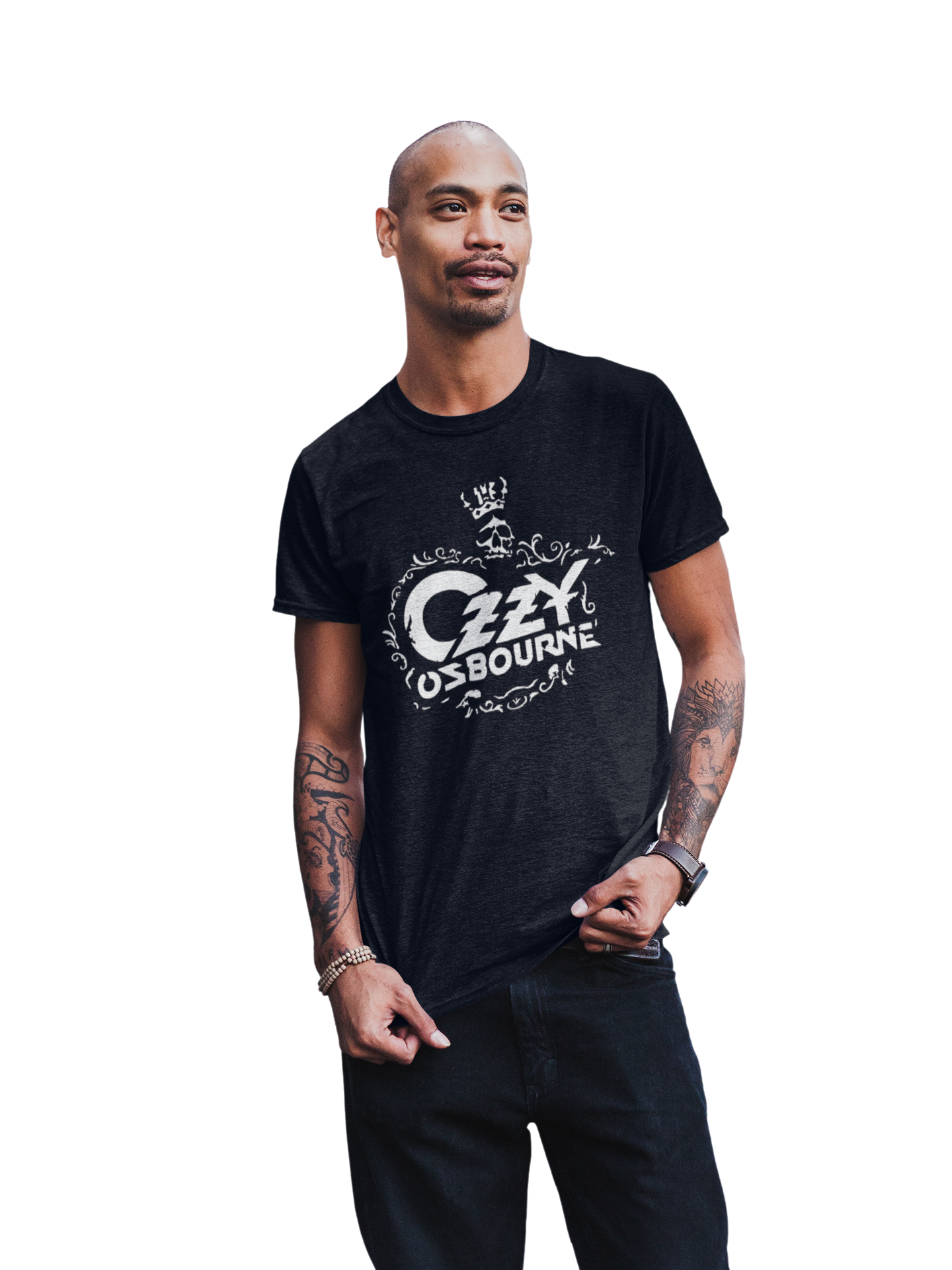 MerchMoment Ozzy Osbourne - Gilded Skull T-Shirt Black
