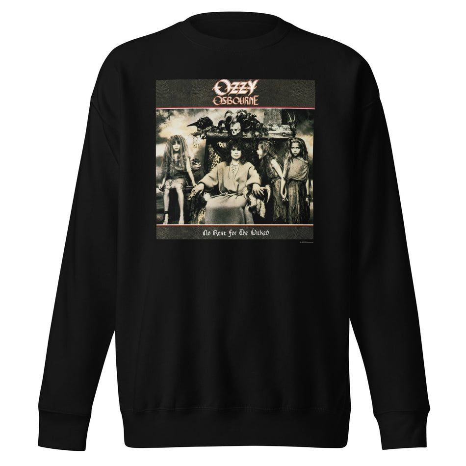MerchMoment Ozzy Osbourne - No Rest for the Wicked Sweatshirt Black