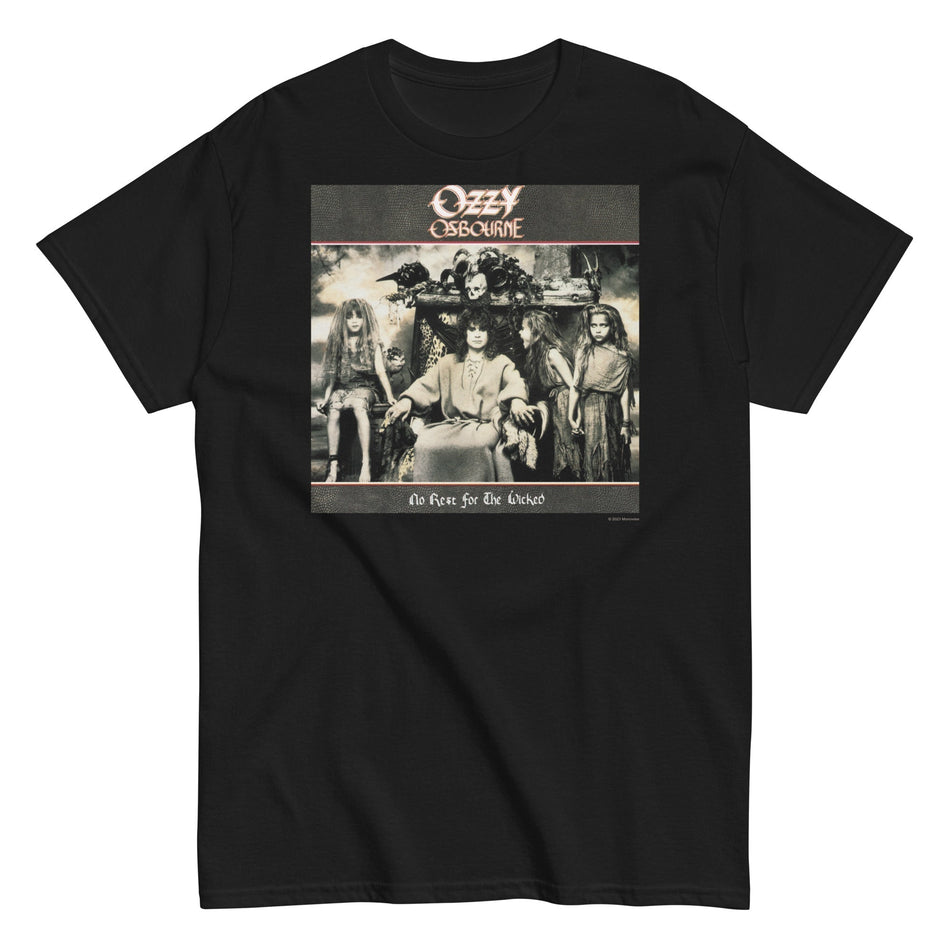 MerchMoment Ozzy Osbourne - No Rest for the Wicked T-Shirt Black