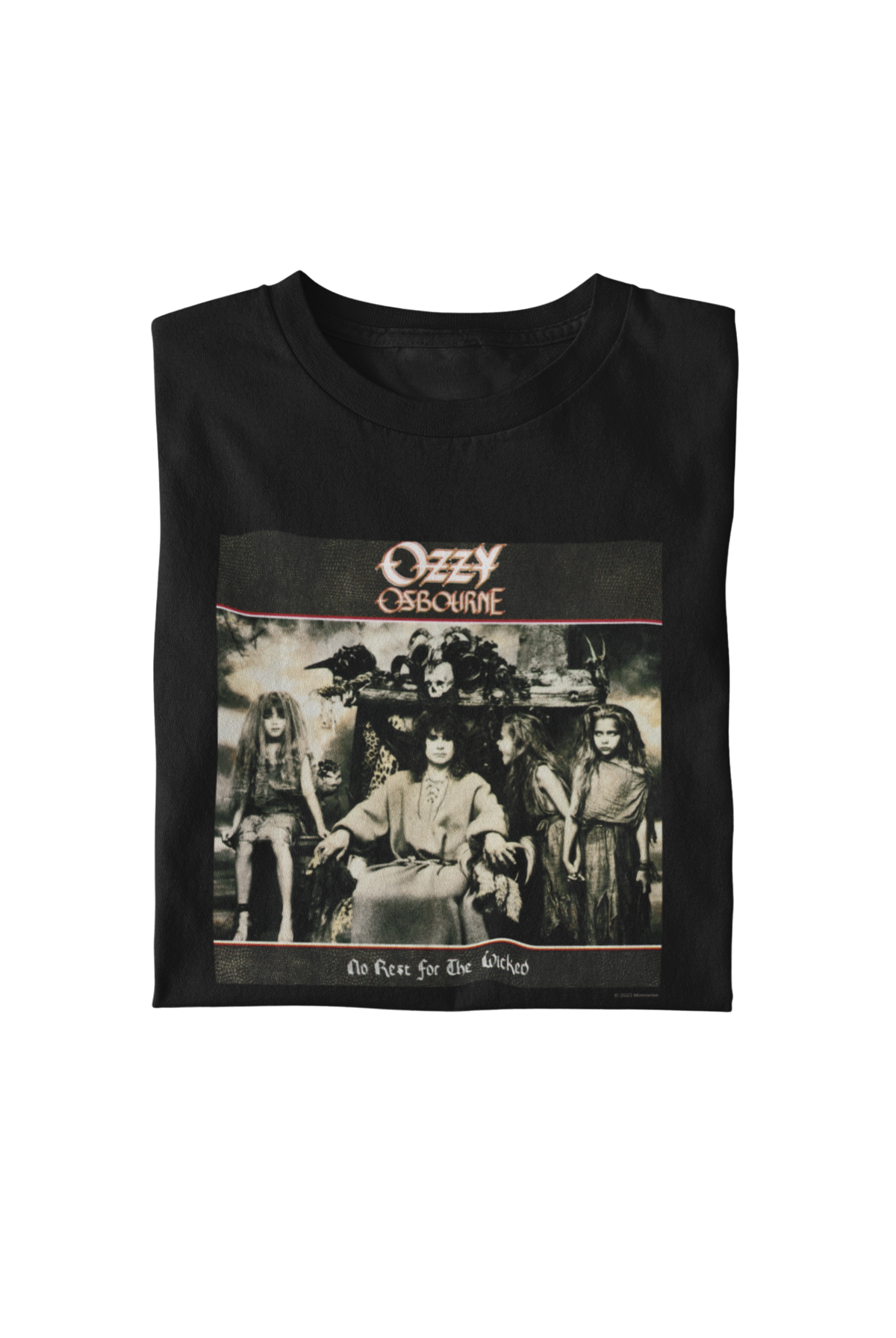 MerchMoment Ozzy Osbourne - No Rest for the Wicked T-Shirt Black