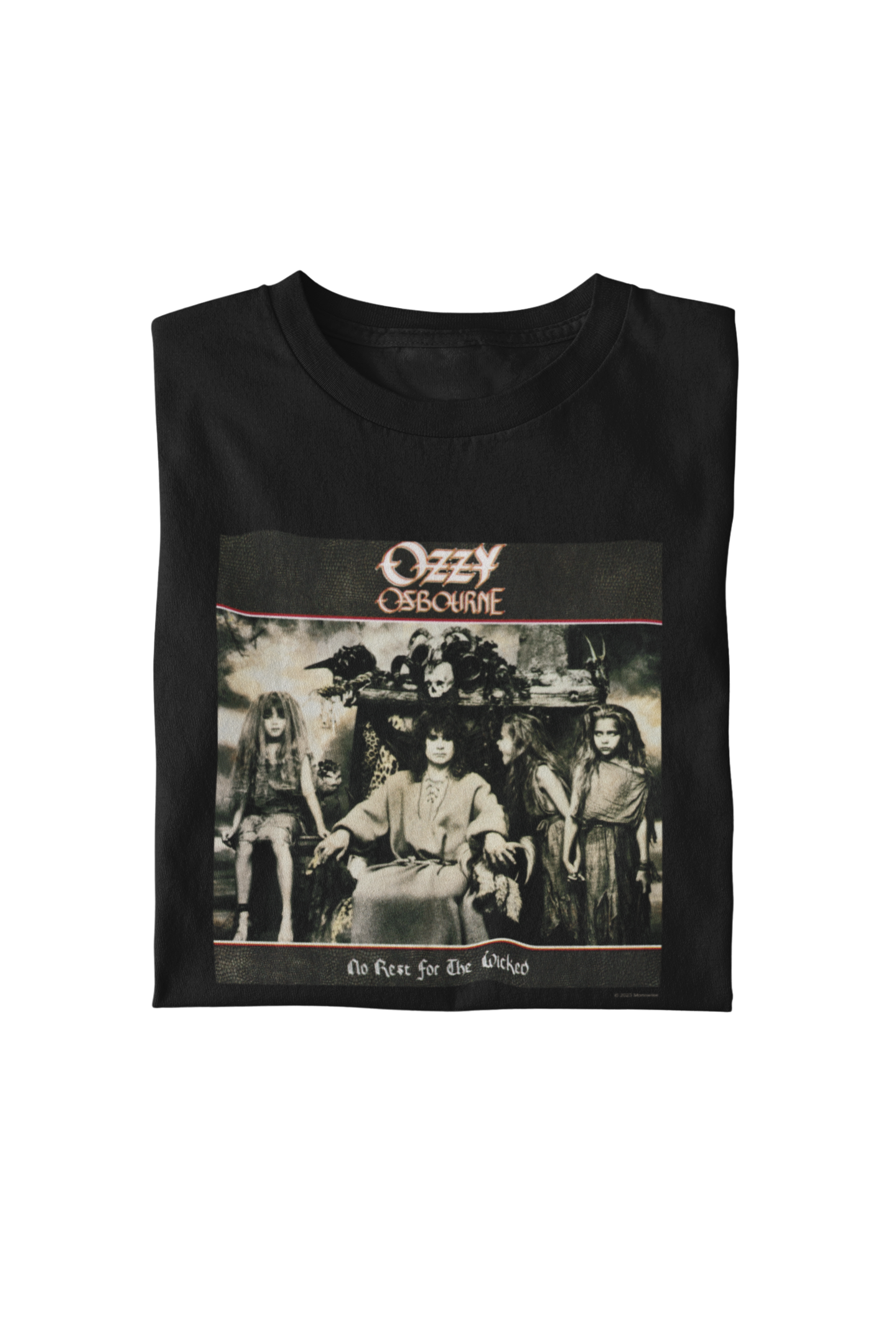 MerchMoment Ozzy Osbourne - No Rest for the Wicked T-Shirt Black