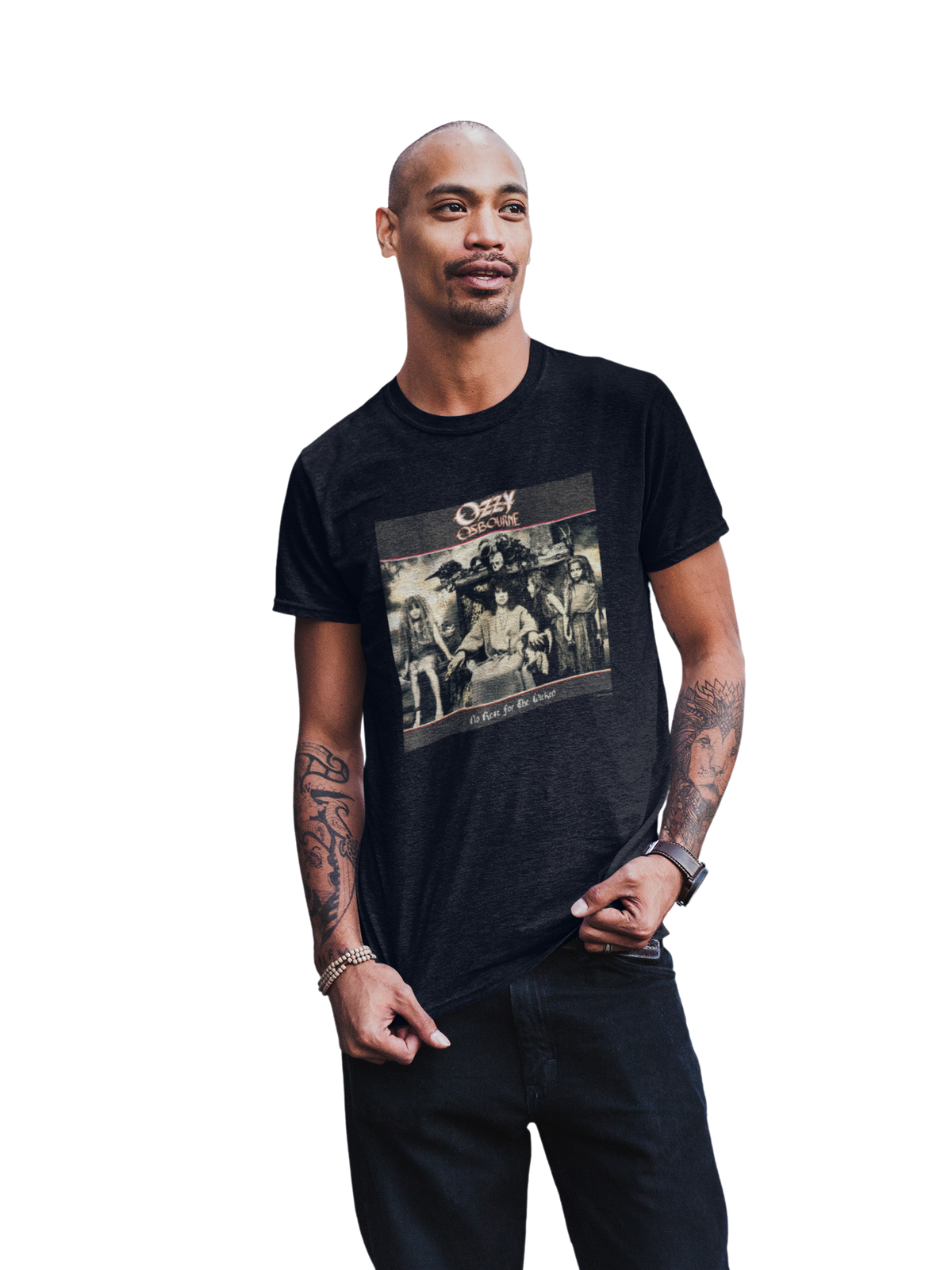 MerchMoment Ozzy Osbourne - No Rest for the Wicked T-Shirt Black