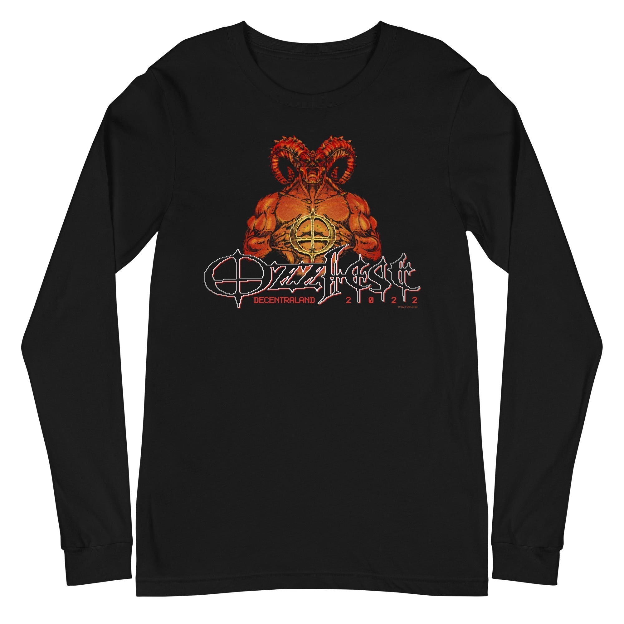 MerchMoment Ozzy Osbourne - Ozzfest Long Sleeve T-Shirt Black