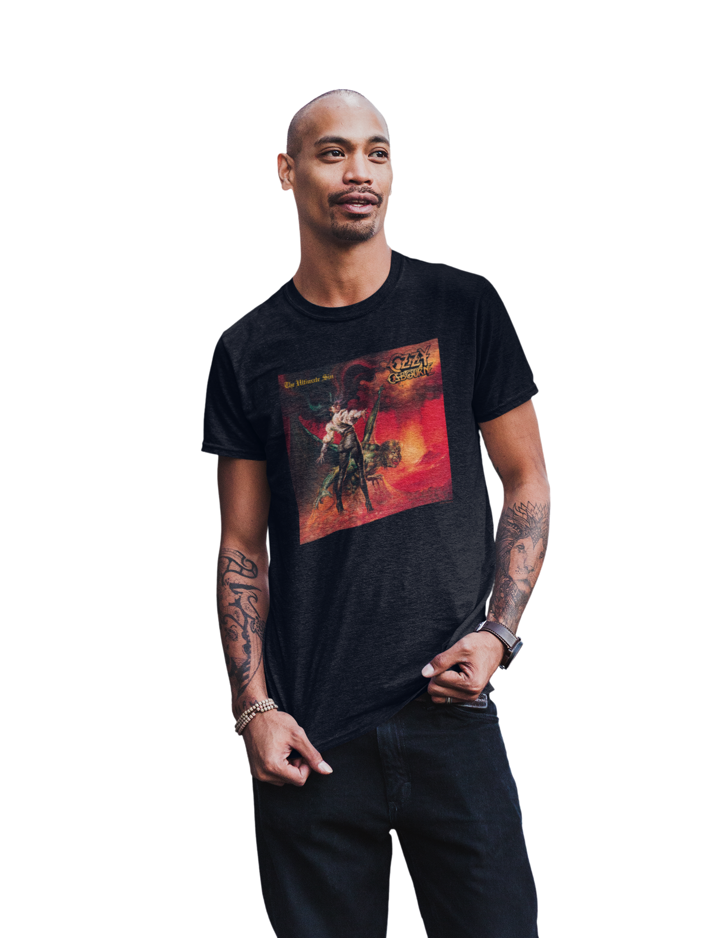 MerchMoment Ozzy Osbourne - Prince of Darkness T-Shirt Black