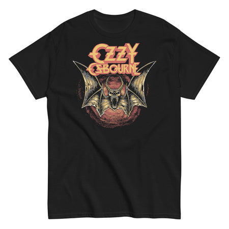 MerchMoment Ozzy Osbourne - Screaming Bat T-Shirt Black
